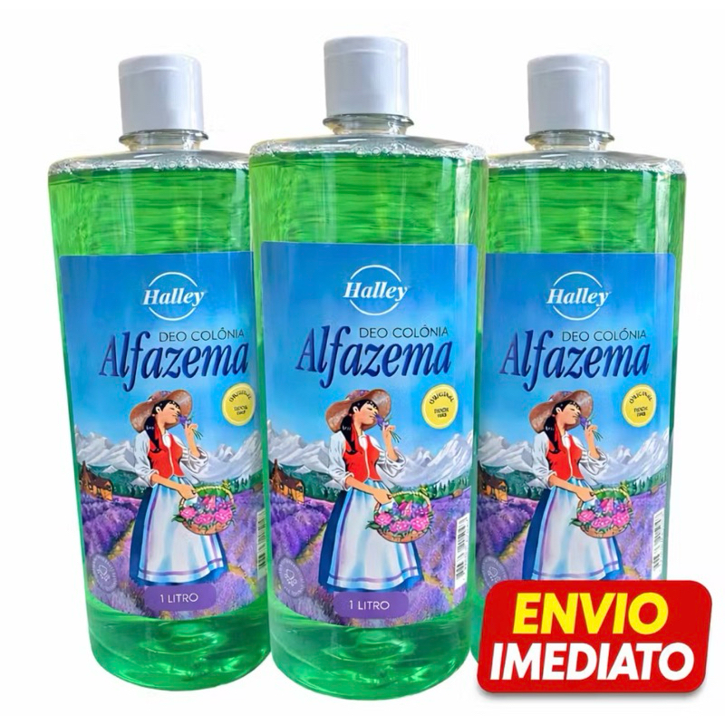 Kit 3 Perfume Alfazema Halley Original- 1L Envio Imediato