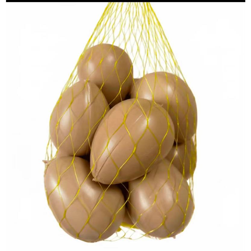 Kit 3 6 12 24  Ovos de Plástico indez para Galinhas Poedeiras Ovo Falso induzir galinha, ovo de brinquedo