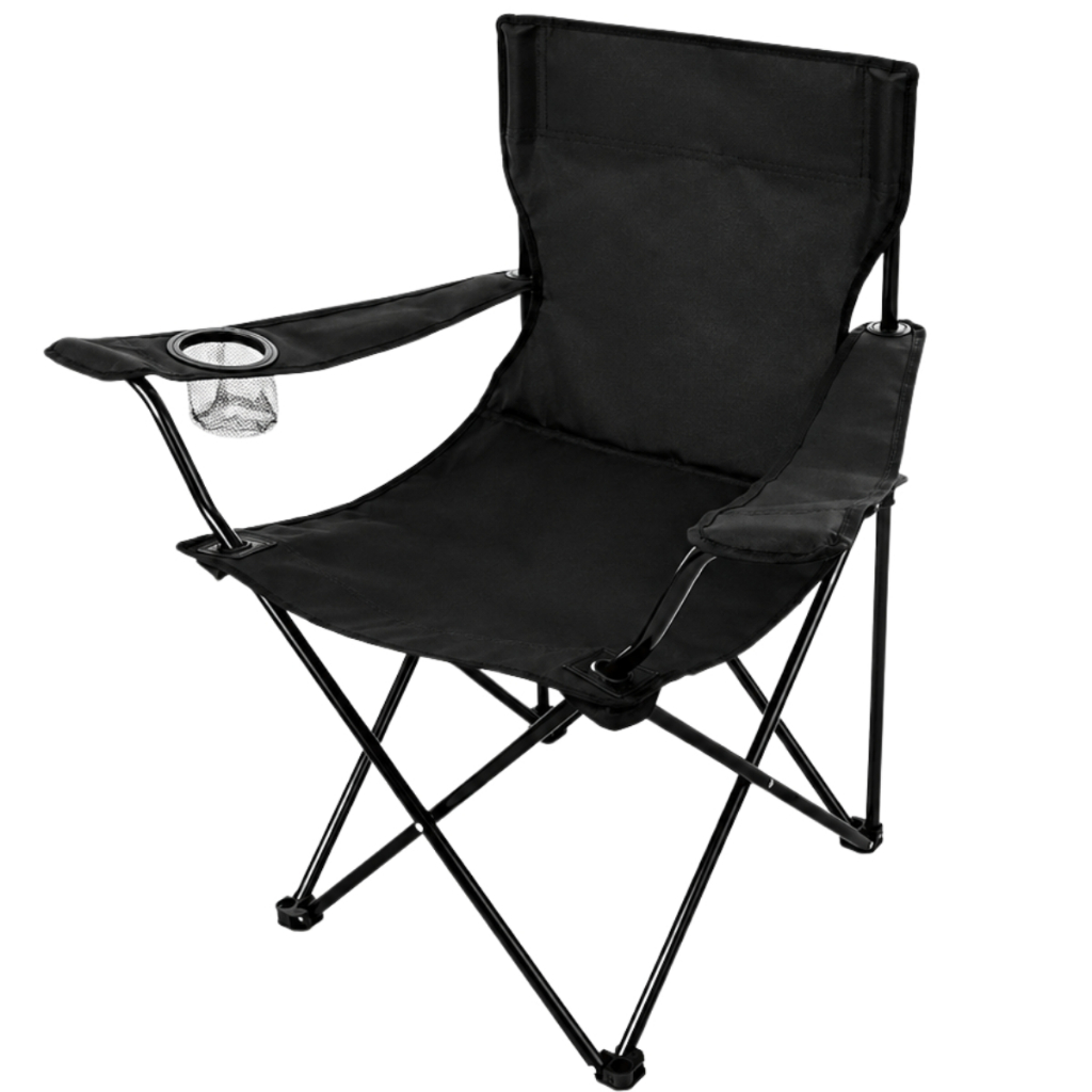 Cadeira Dobrável Grande Portátil Suporta Até 120kg Camping Praia Kala 335779