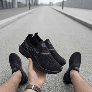 Tênis Meia Masculino Calce Fácil Slip On Confortável Casual Ortopédico 34 ao 43