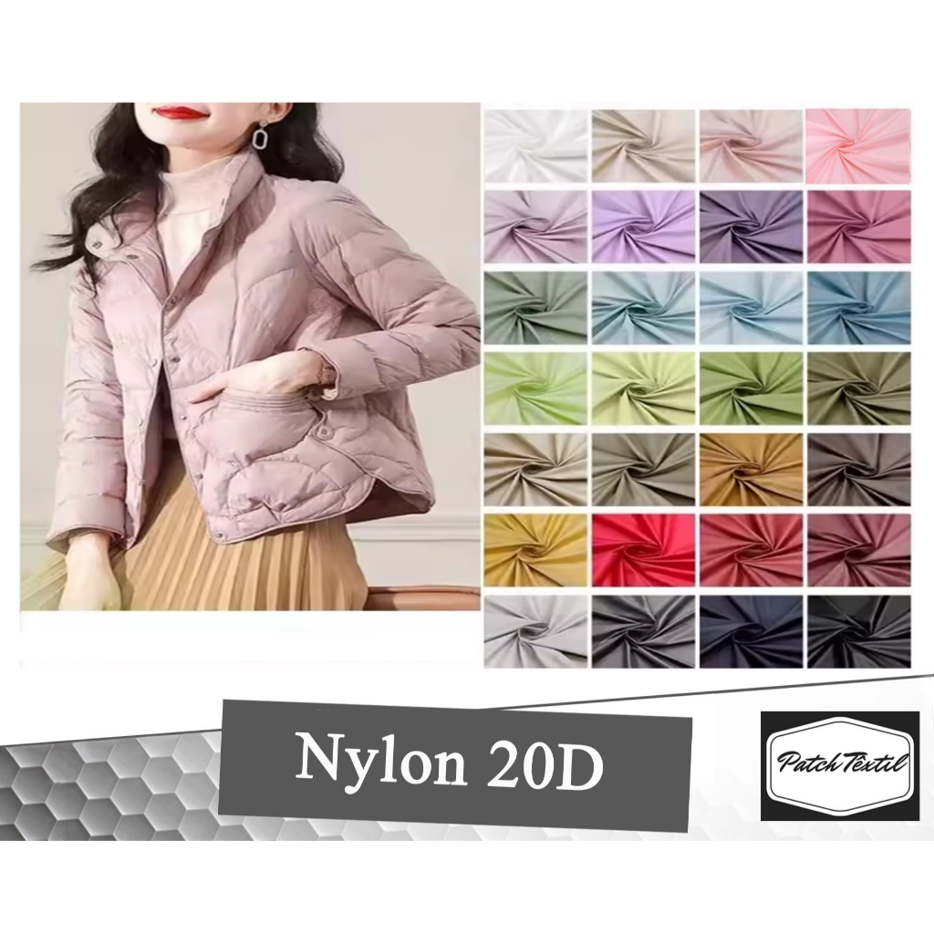 10 Metros - Nylon 20D - Denier - Impermeável Jaquetas Corta Vento