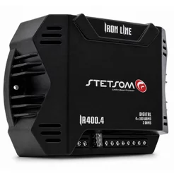 Módulo Amplificador Stetsom IR400.4 400W RMS 4 Canais 2 Ohms Trio Sub