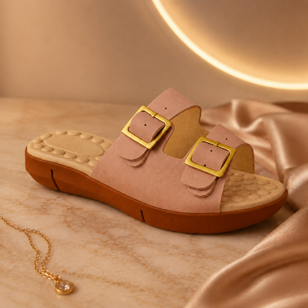 Chinelo Ortopedico Feminino Esporão Massageador Macio Sandalia Papete Chinelo Rasteira Rasteirinha Para Dores Nos Pés