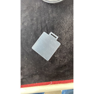 15 Medalhas De Acrílico Cristal 2mm Quadrada Lisa 5cm