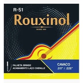 Encordoamento Cavaco Banjo Rouxinol + Palheta R51