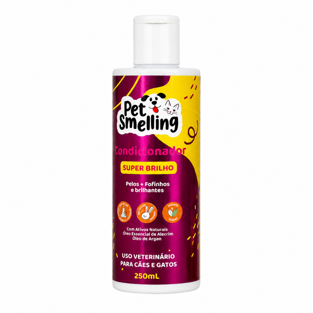 Condicionador Super Brilho para Cães e Gatos 250ml – Pet Smelling