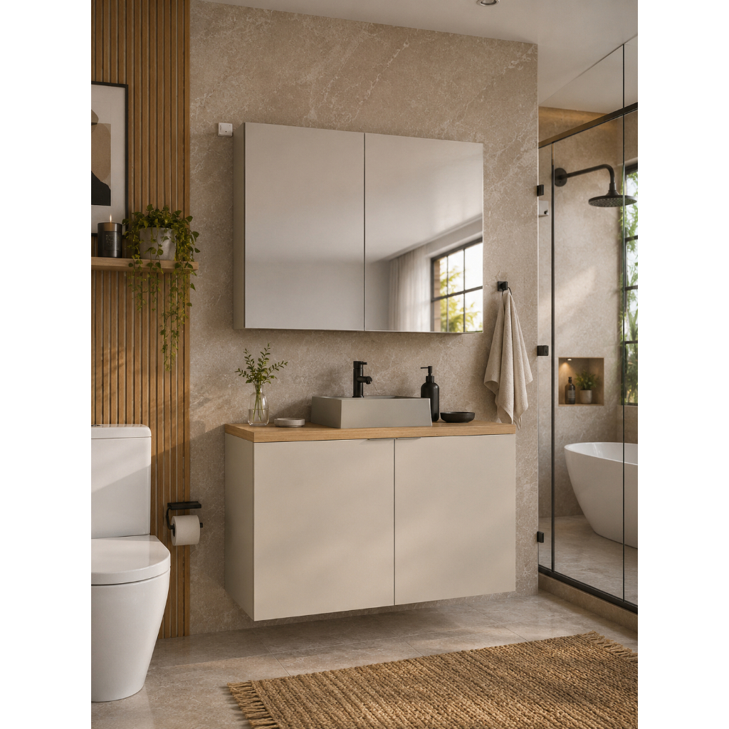 CONJUNTO NATURE 110CM ESTILARE CNJ4036 NUDE/CARVALHO