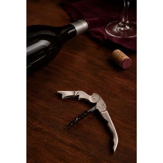 Saca-rolhas 2 Estágios em Inox Dinasty - Abridor Profissional para garrafas de Vinho resistente
