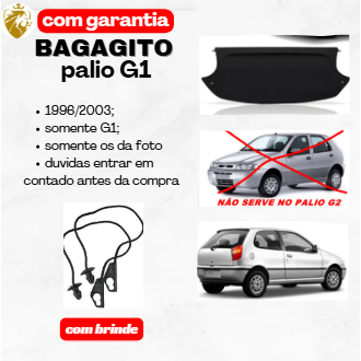 Tampão Bagagito Porta Malas Palio G1 1996 Á 2001