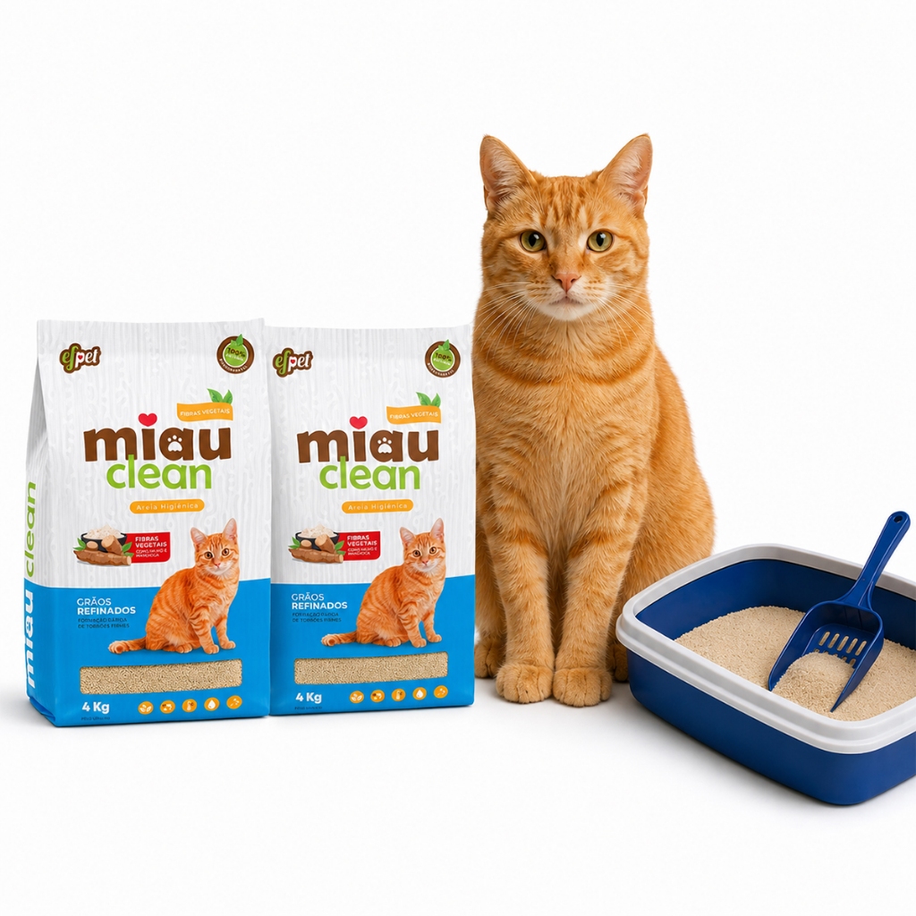 Areia MandioCat Biodegradável *4 á 16* Kg - Mandioca - Grãos Finos - ATACADO
