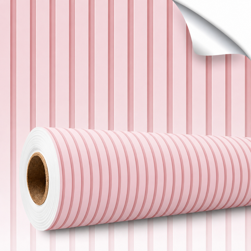 Papel De Parede Adesivo Ripado Madeira Rosa Verde Azul Várias Cores Prova Dagua
