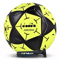 Bola Futevôlei Altinha Futmesa Diadora Reforçada Profissional Resistente Colorida - Original + Bomba de Ar