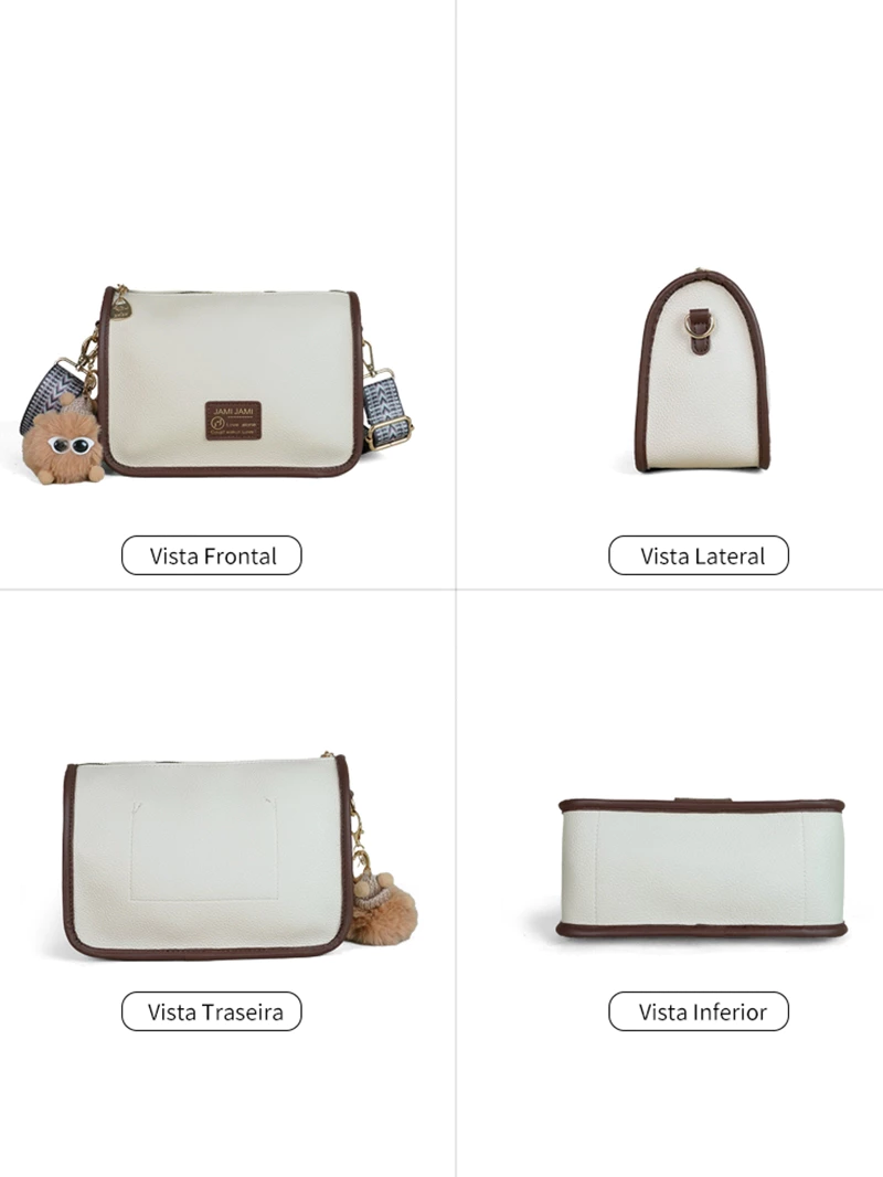 Bolsa Feminina Transversal de Ombro TOMI MITO T304 — foto 5