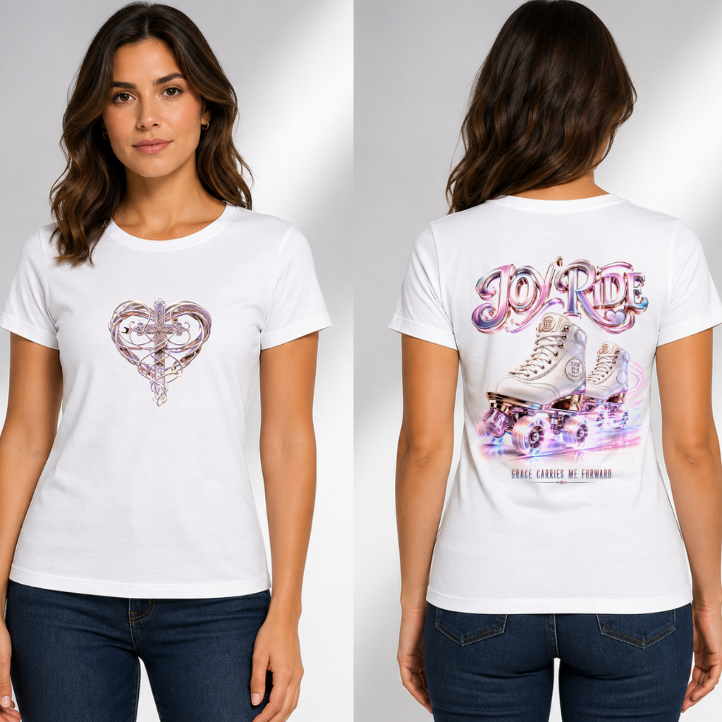 Camiseta Gospel Branca Feminina 100% Algodão Premium Estampa HD Unissex Manga Curta Confortável Alta Qualidade Exclusiva