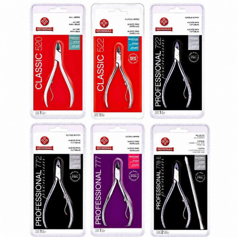 Alicate inox Profissional 121 520 522 722 777 772 778 Cutícula Unha Manicure Pedicure Original