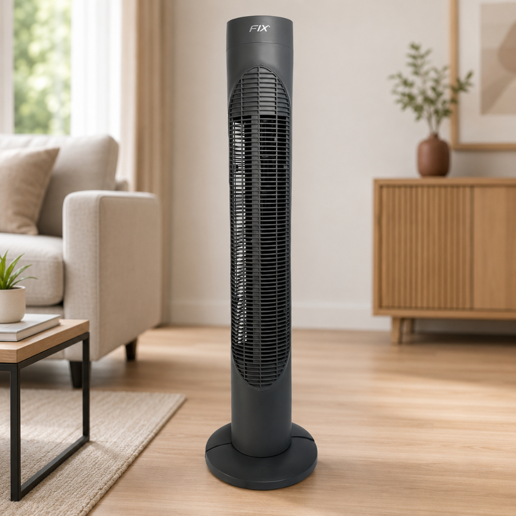 Ventilador De Coluna Silencioso Circulador De Ar Potente 127V/220V