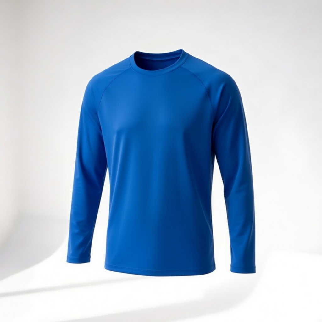 Camiseta Masculina Manga Longa Dry Fit para Academia, Esportes e Lazer
