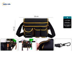 Pochete Bolsa Para Ferramentas De Cintura Luatek Tecido Oxford 25x21cm Profissional
