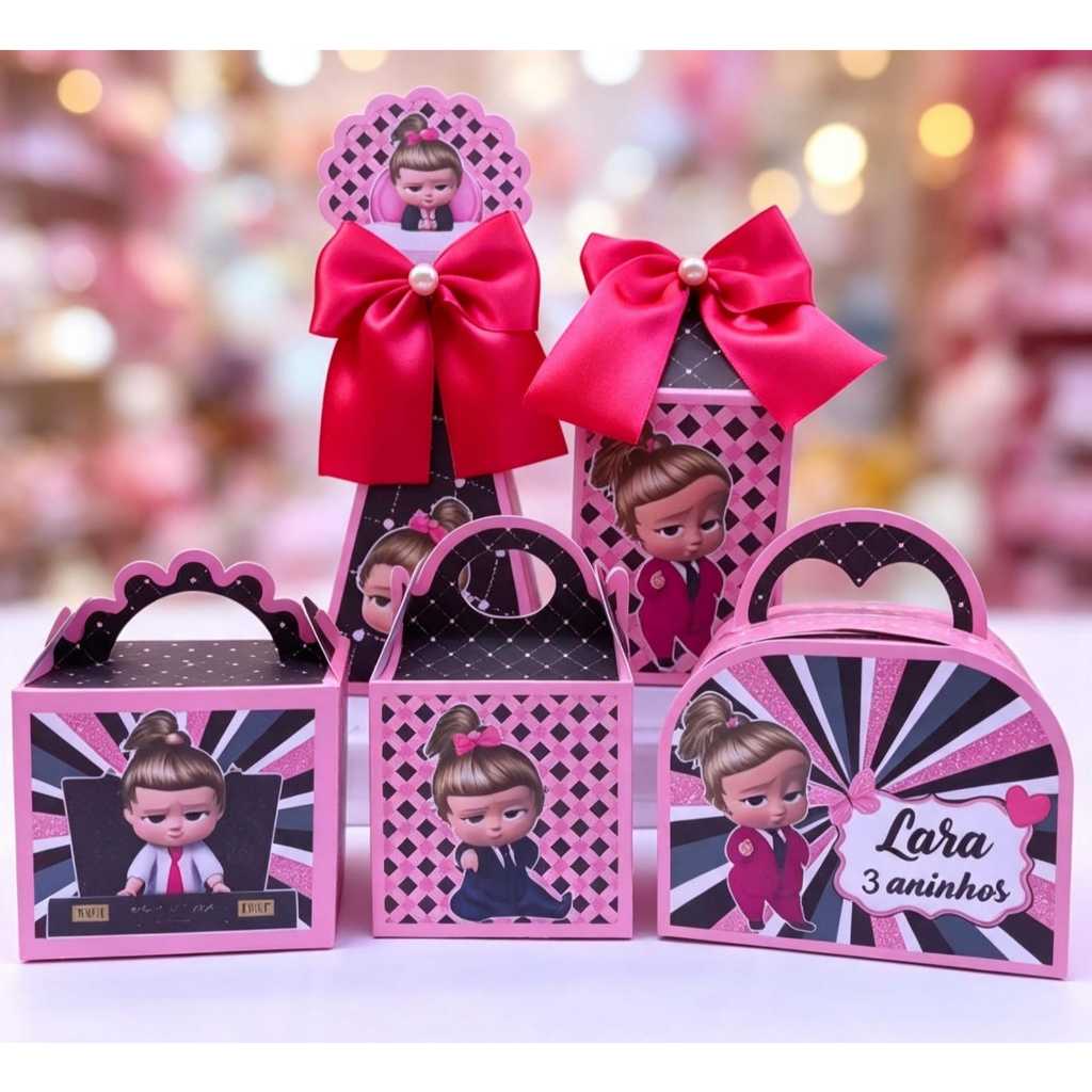 (PEGUE E MONTE) - Kit Festa Personalizada Poderosa Chefinha  Lembrancinhas Caixinhas para festa