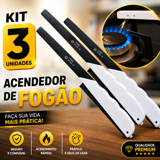 Acendedor de Fogão Manual Ignitor Para Forno Doméstico E Industrial Com Multi Disparos