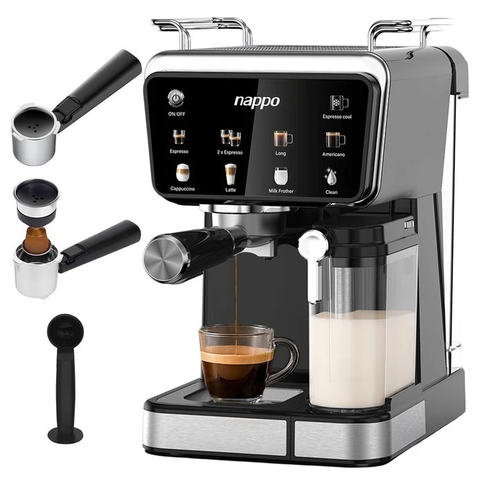 Imagem Cafeteira Nappo Expresso NEC-282 9 em 1 Multicápsulas 1350W
