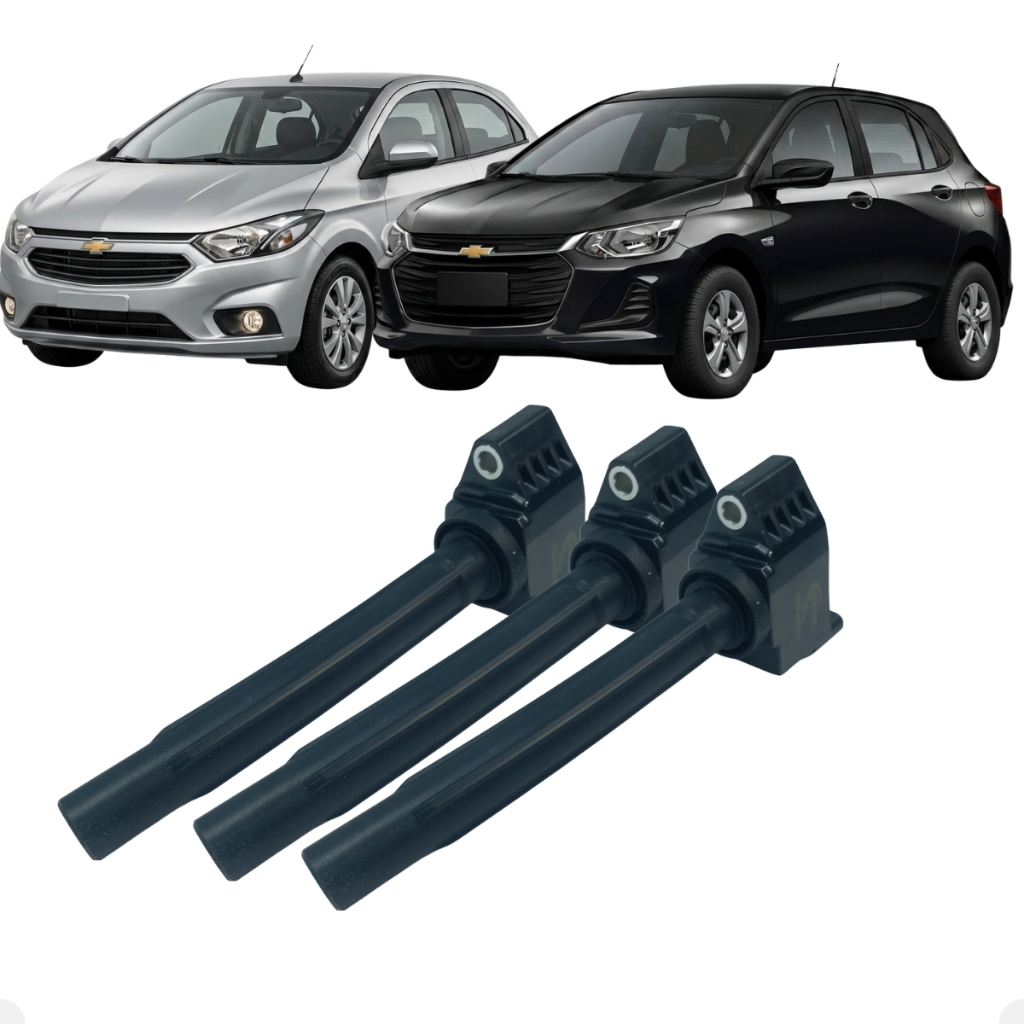 3 Bobina Ignição Onix Plus Aspirado 1.0 2020-2023