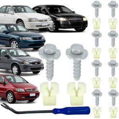 10 Parafuso Bucha Travante Farol Para Chevrolet Astra Celta Corsa Omega Tigra Zafira 1999 Até 2012
