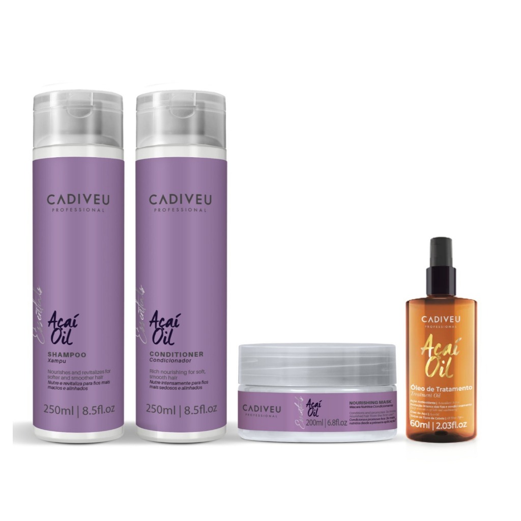 Cadiveu Professional KIit Açaí Oil Sh + Cond + Masc + Oléo 60ml