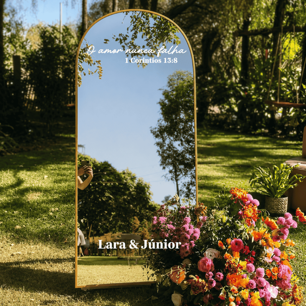 Adesivo para Espelho Casamento Personalizado | Decoração para Casamento | Alta Qualidade | LEIA O ANÚNCIO COMPLETO