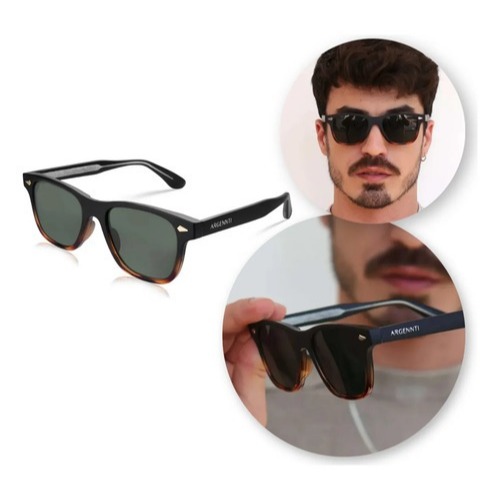 Óculos De Sol Quadrado São Paulo Degradê UV400 Proteção Solar Design Elegante Armação Moderna