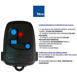 Controle Remoto Portão Eletrônico Peccinin