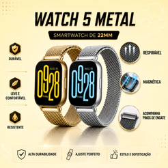 Pulseira de Metal para Redmi Watch 5 Lite Active