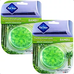 Kit 2 Pastilhas Aromatizantes Ar Condicionado Bambu