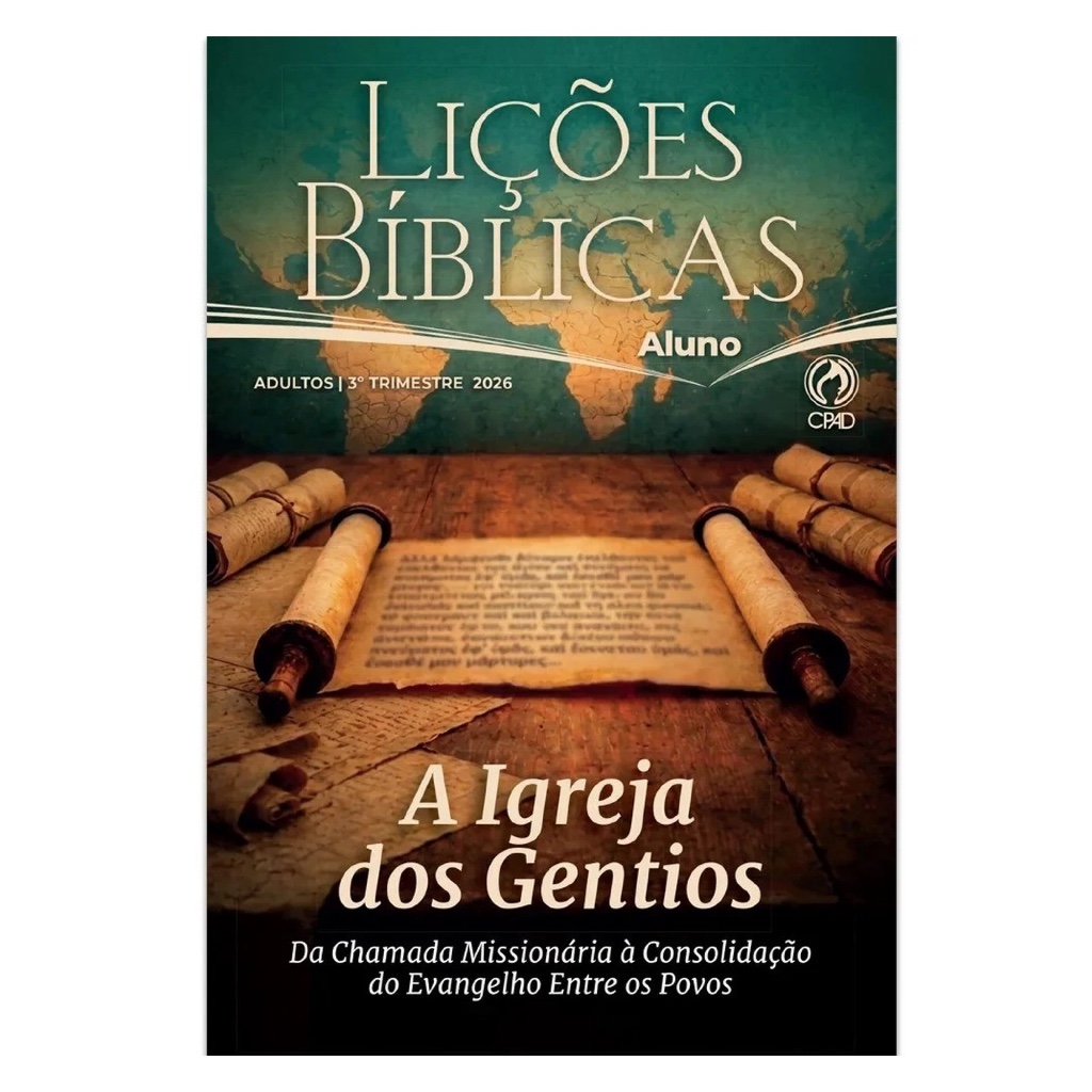 Revista Lições Bíblica Adulto Aluno 3º Trimestre 2026