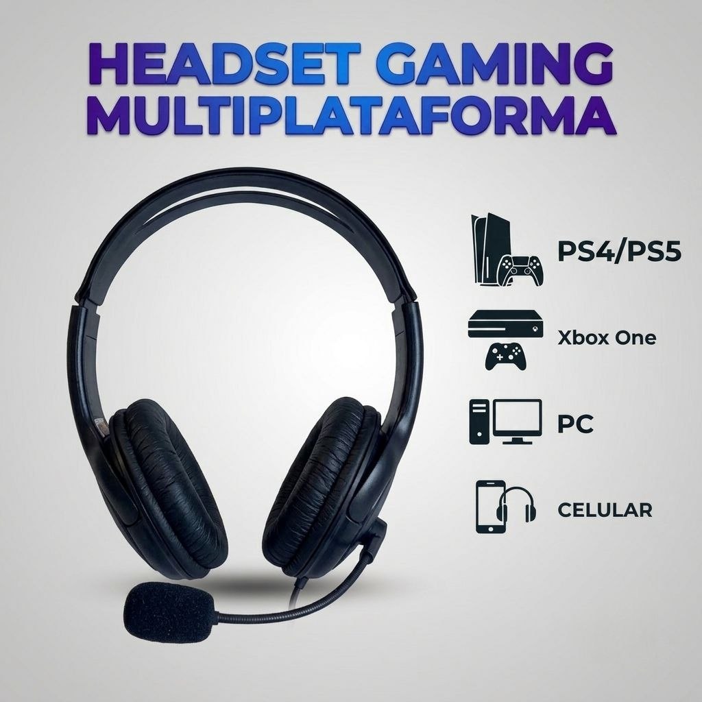 Fone De Ouvido Headset Com Microfone PC PS4 FR306