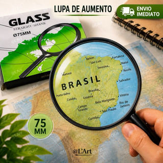 Lupa de Aumento Para Leitura - 75MM