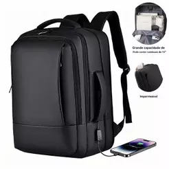jiesipote mochila masculina reforçadaImpermeável Mochila de trabalho femininaGrande capacidade de