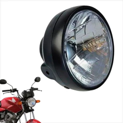 Farol Completo Honda CG Titan 125 2000 A 2004 Fan 125 2005 A 2013 Com Trava E Parafusos