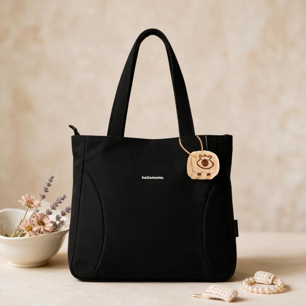 Bolsa Feminina de Ombro Média Universidade Lazer Casual Viagem Linda