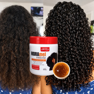 Mel Cola Fixador Definidor de Cabelos Gelatina Cabelos Cacheados Ondulados Crespos Fixação 500G