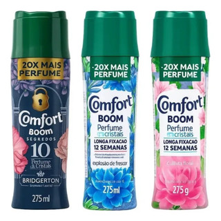 Comfort Boom Perfume Para Roupas Em Cristais 275g