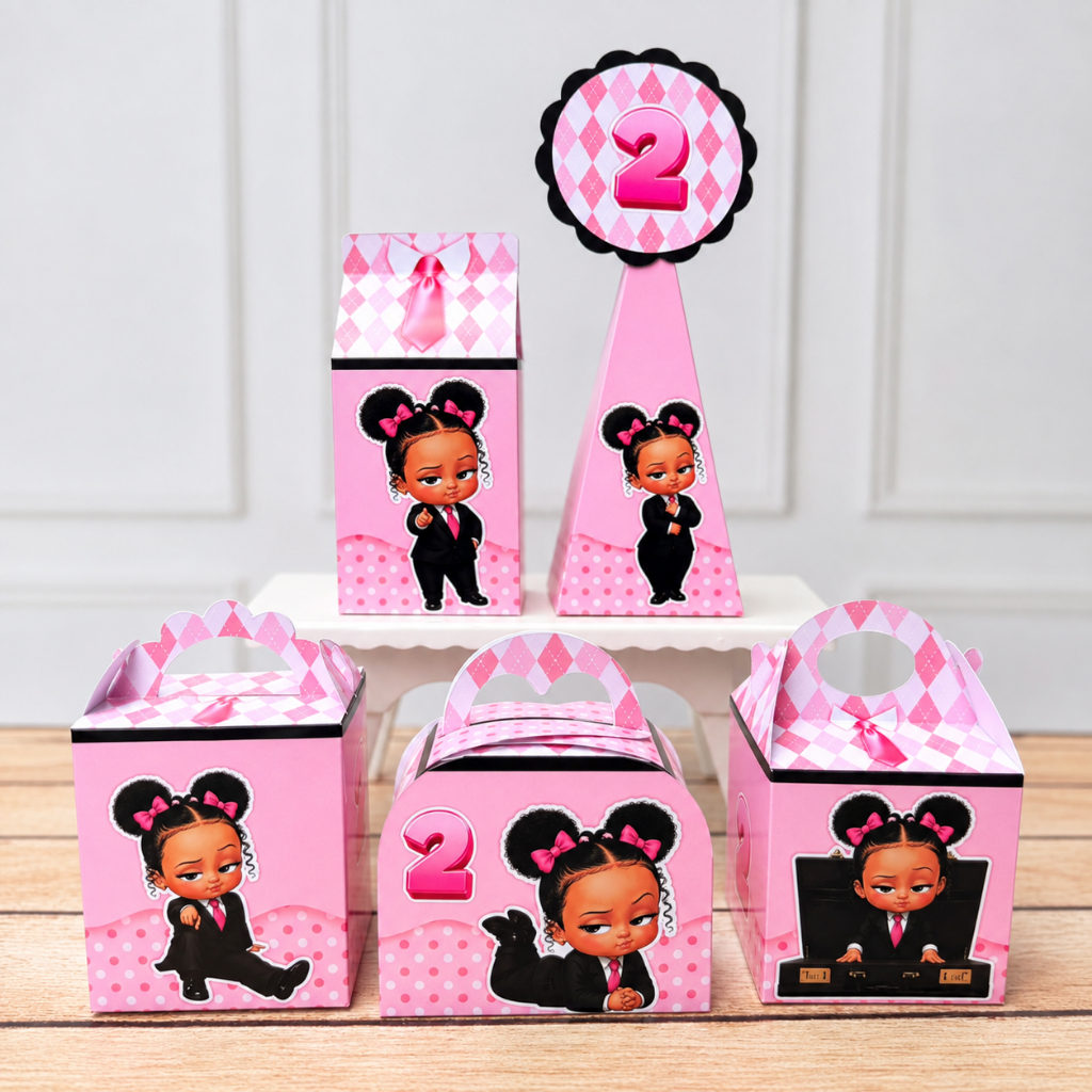 Kit Festa A Poderosa Chefinha | Caixinhas Personalizadas | Lembrancinhas | Pronta para Montar
