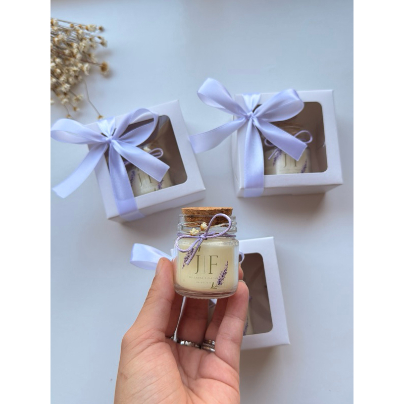 lembrancinha personalizada para casamento, aniversário, chá de bebê, chá revelação, formatura | Velas Aromáticas