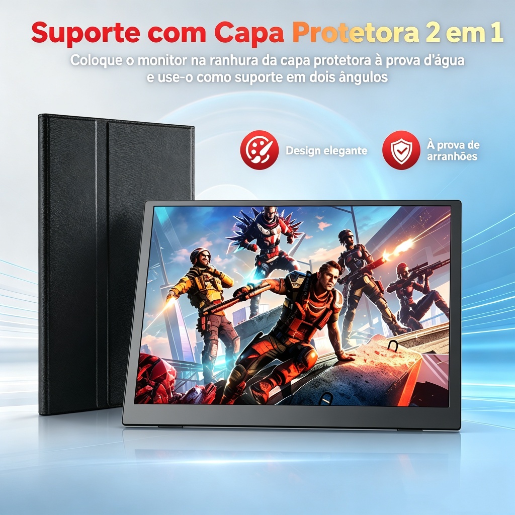 Laptop Monitor 15.6 ''1920 * 1080p 4k Ips Laptop Monitor for ipad / pc / mac / p