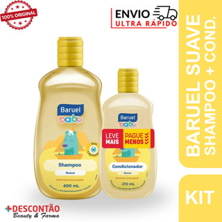 Kit Baruel Baby - Shampoo Suave 400ml + Condicionador 200ml