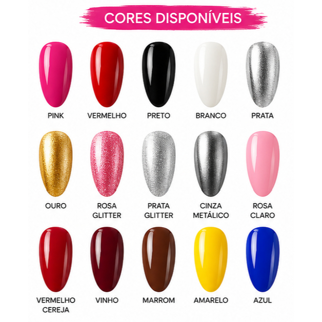 Gel para Unhas Painting Gel 8ml Nail Art para Desenho e Decoração UV LED — imagem 2 de 2