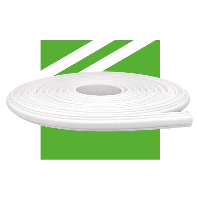 Roda Meio Autocolante Flexível EVA 2,3cm - 10 Metros RM61
