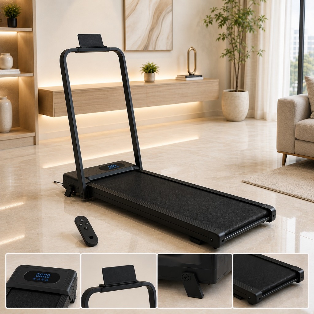 Esteira Elétrica Ergométrica Dobrável Portátil Até 120kg 7km/h Fitness Residencial MAAT BRAND