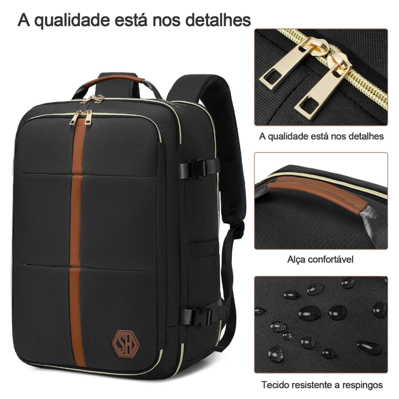 Mochila Executiva Grande Impermeável para Notebook — foto 8