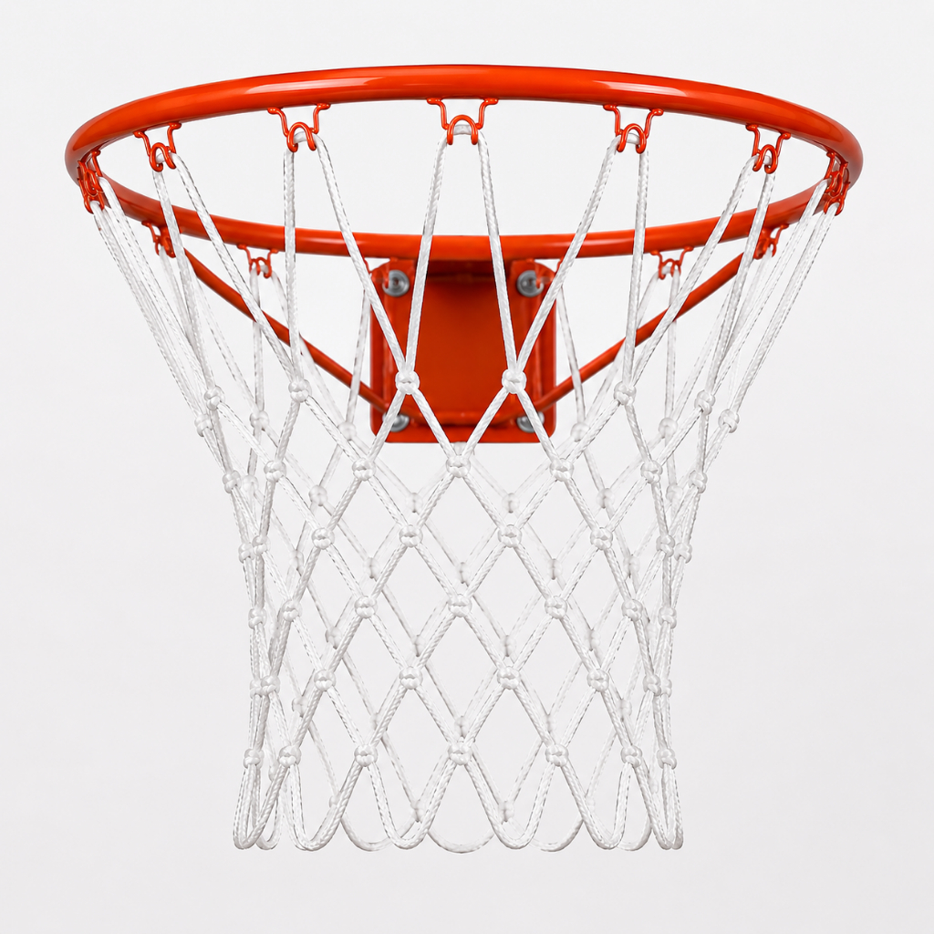 Par de Rede de basquete profissional, fio de seda  6mm (ARO NÃO INCLUSO)